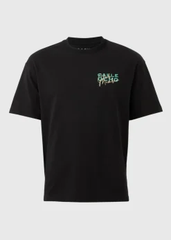 Black Miami Tennis T- Shirt
