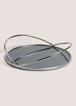 Black Mirrored Tray (29.5cm x 29.5cm x 5.6cm)