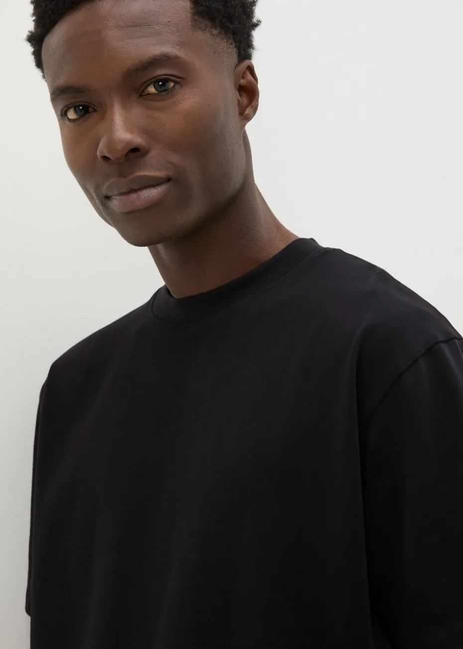 Black Oversized Heavyweight T-Shirt