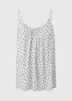 Black Polka Dot Cami Top