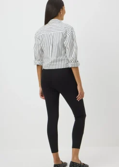 Black Ponte Leggings