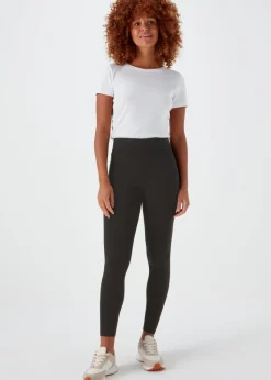 Black Ponte Leggings
