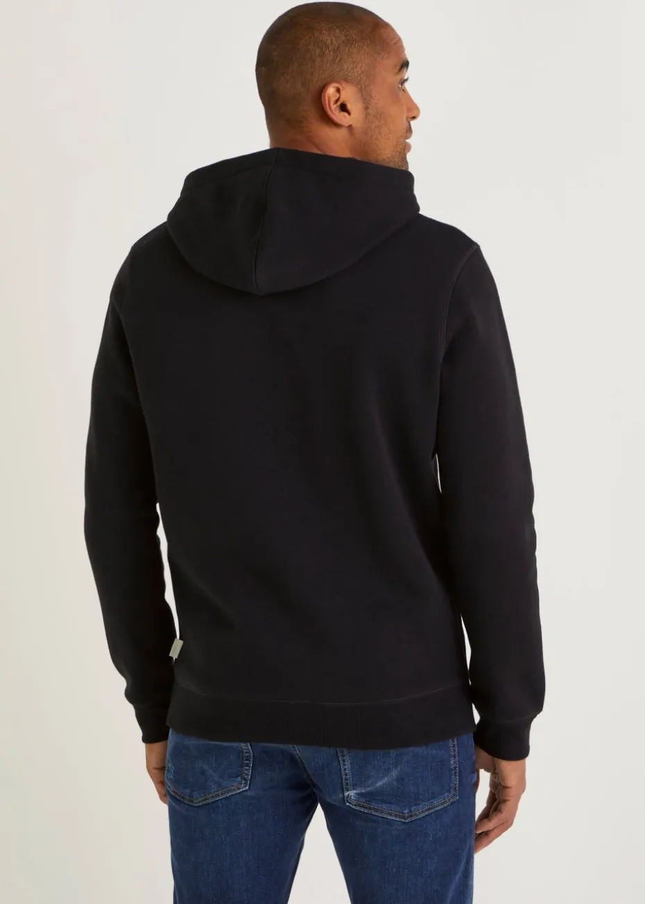 Black Pull-On Hoodie