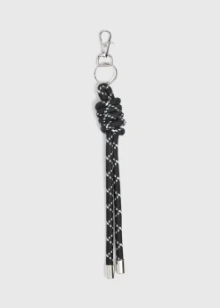 Black Rope Keyring Charm