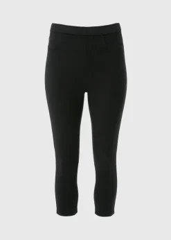 Black Rosie Cropped Jeggings