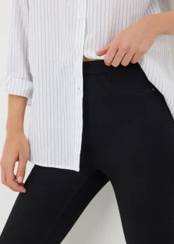 Black Rosie Cropped Jeggings