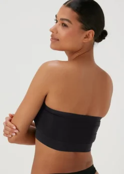 Black Seamless Bandeau