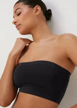 Black Seamless Bandeau
