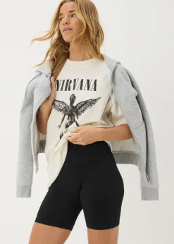 Black Seamless Cycling Shorts