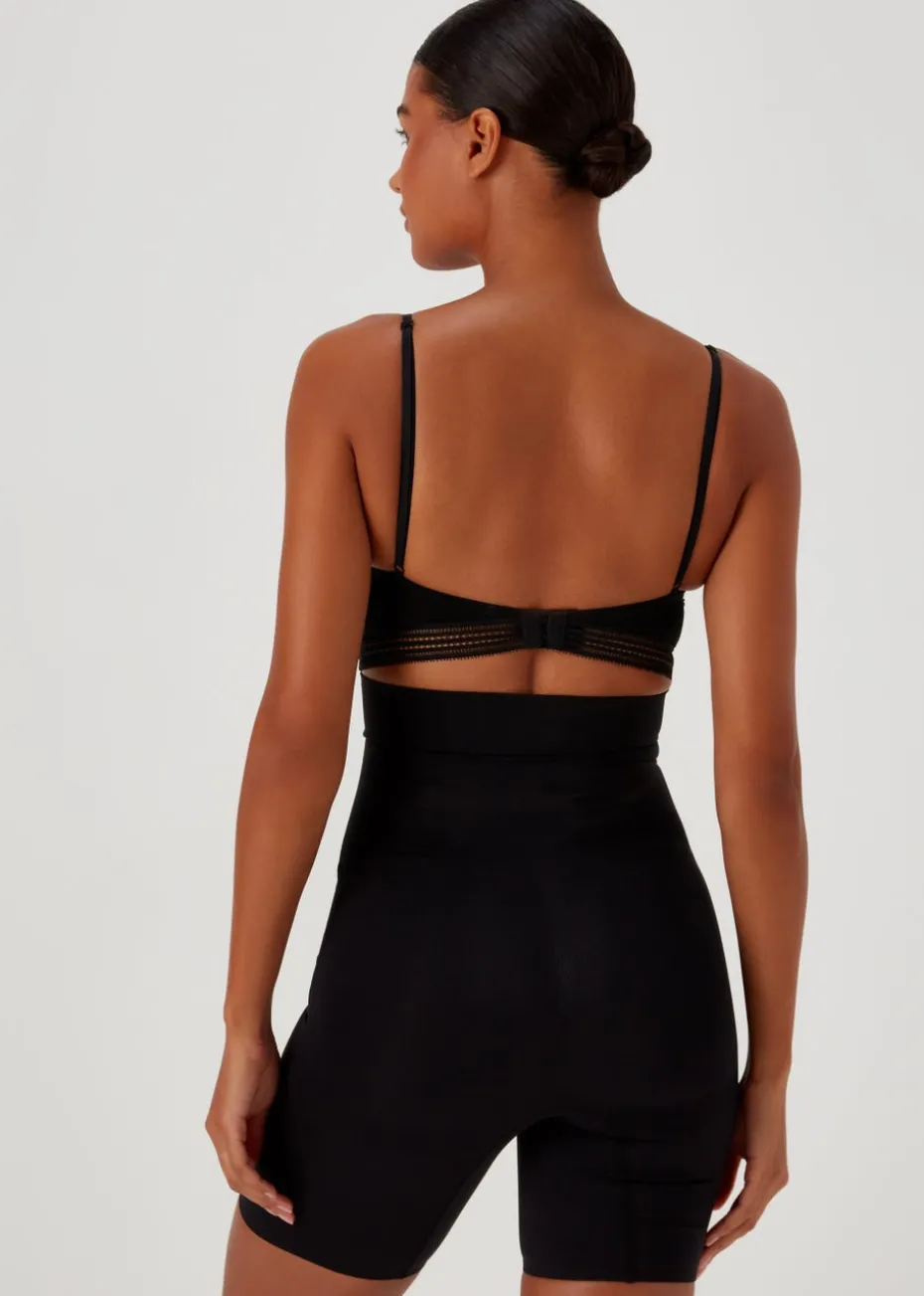 Black Seamless Smoothing Shorts