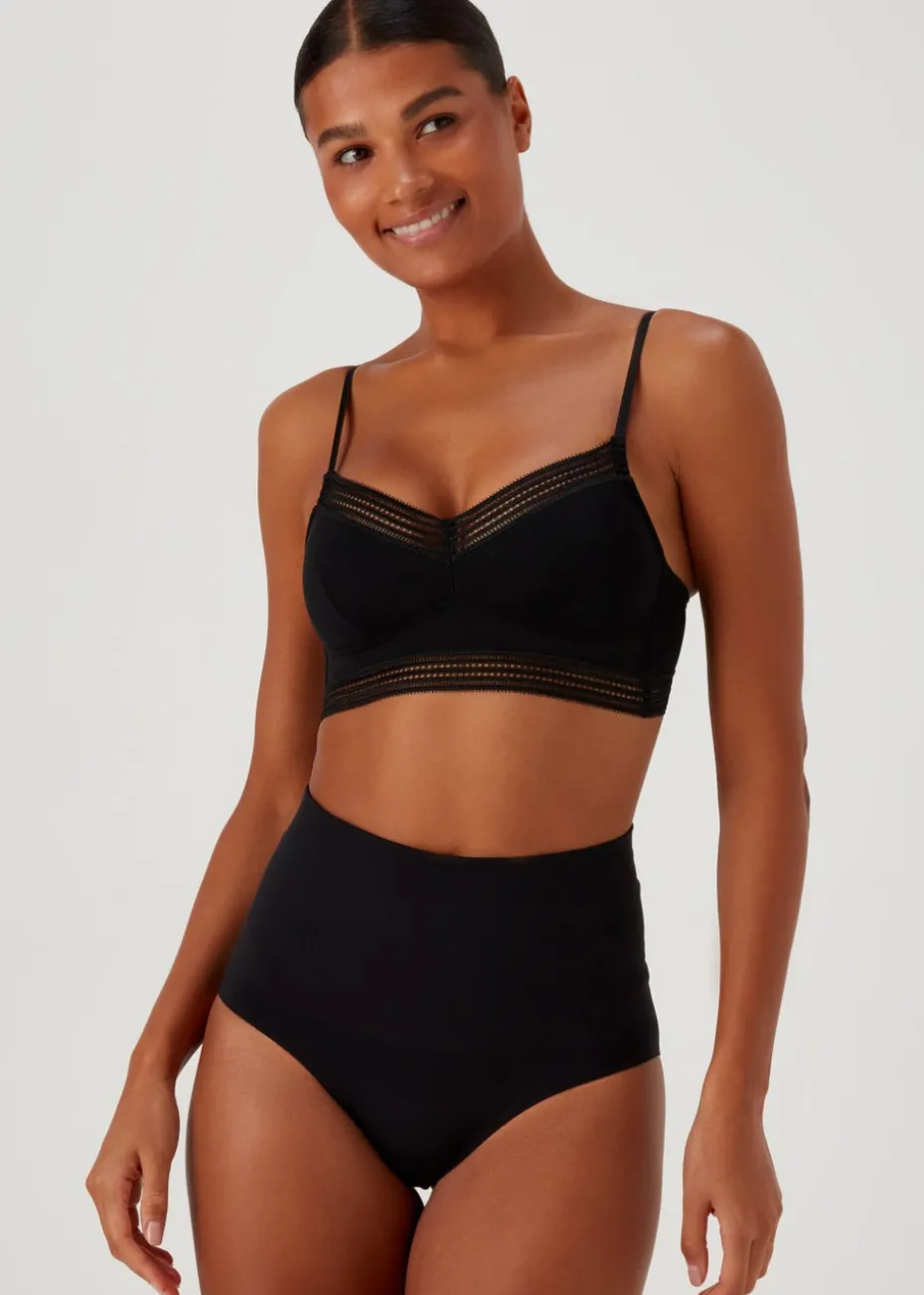Black Seamless Smoothing Knickers