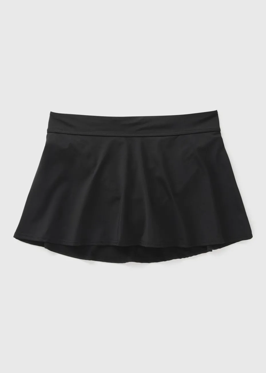 Black Skirted Bikini Bottoms