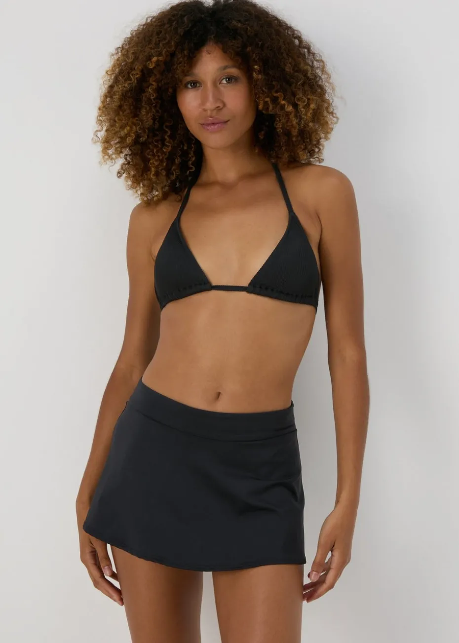 Black Skirted Bikini Bottoms
