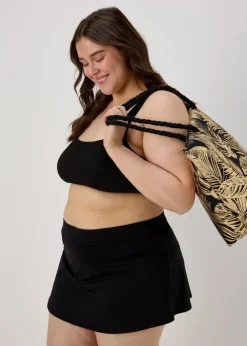 Black Skirted Bikini Bottoms