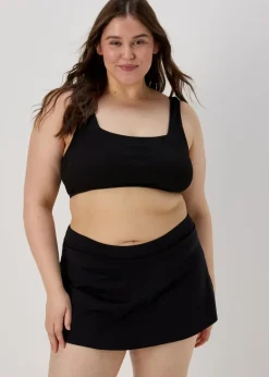 Black Skirted Bikini Bottoms