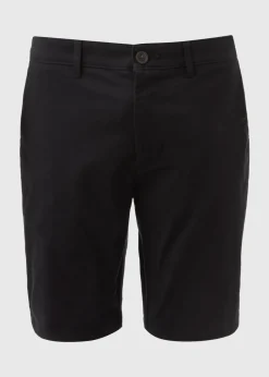 Black Slim Fit Chino Shorts