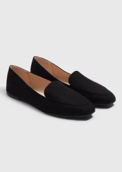 Black Slip On Flats