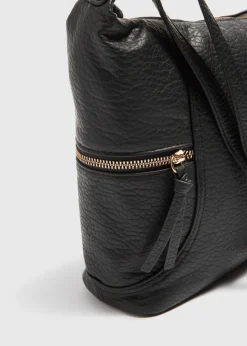 Black Slouch Cross Body Bag