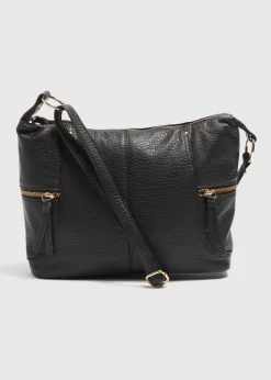 Black Slouch Cross Body Bag