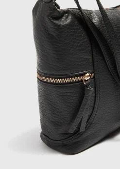 Black Slouch Cross Body Bag