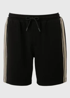 Black Smart Tape Co-Ord Shorts