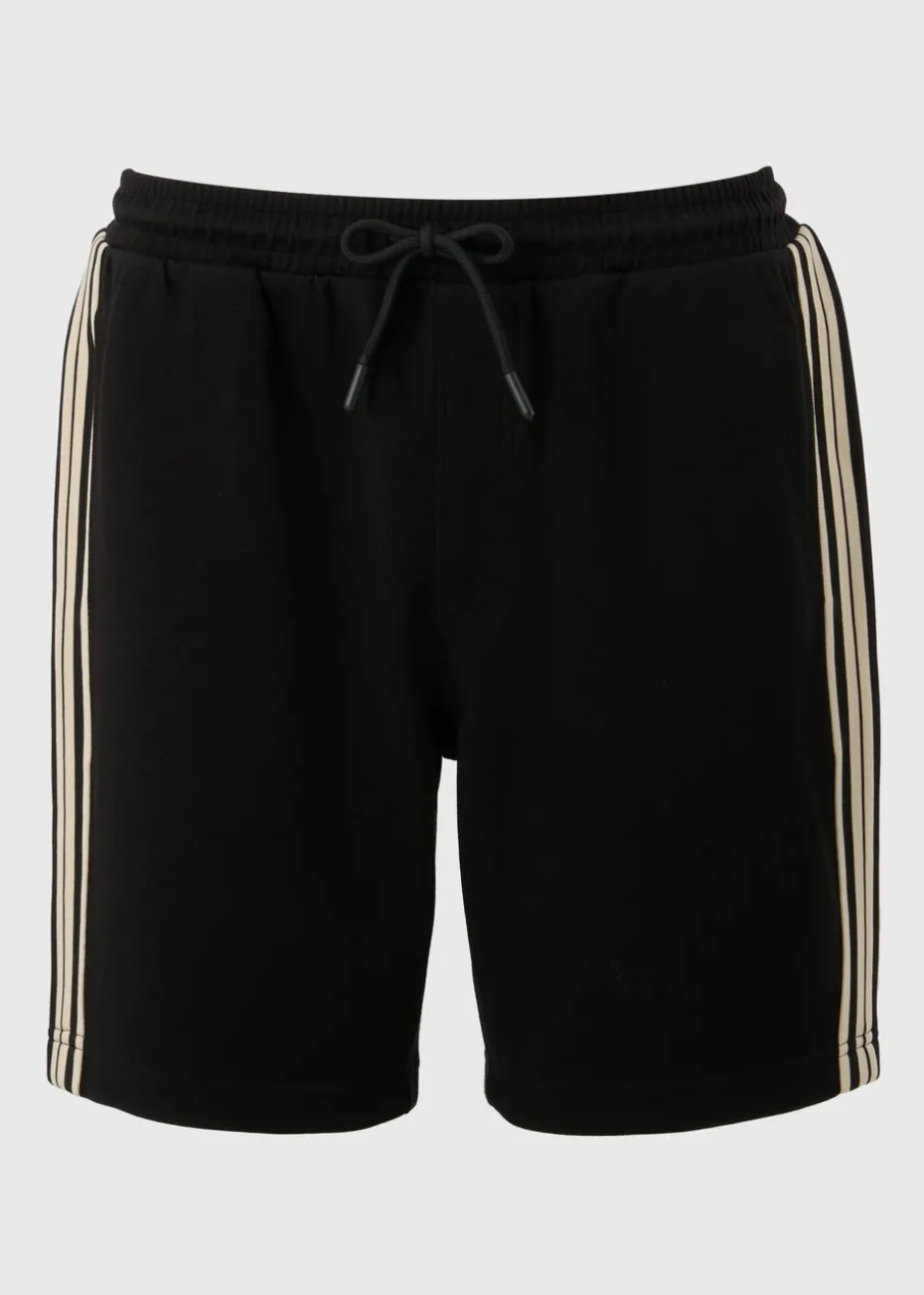 Black Smart Tape Co-Ord Shorts