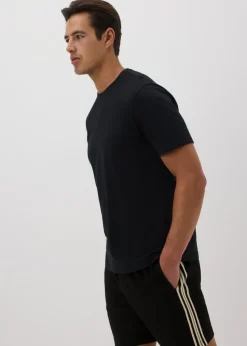 Black Smart Tape Co-Ord Shorts