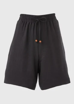 Black Tie Waist Shorts
