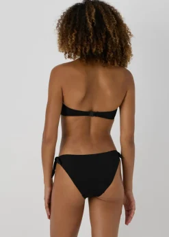 Black Twist Bikini Bottoms