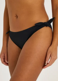 Black Twist Bikini Bottoms