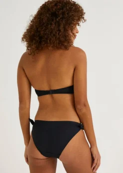 Black Twist Bikini Bottoms