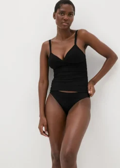 Black Twist Bikini Bottoms