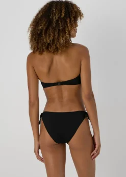 Black Twisted Bikini Top