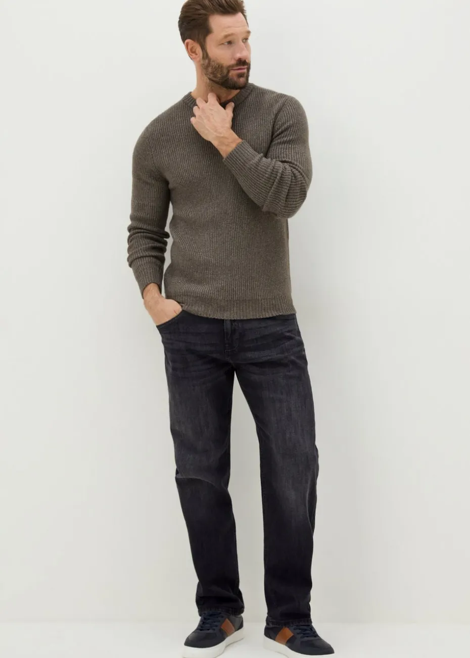 Black Wash Relaxed Fit Jeans