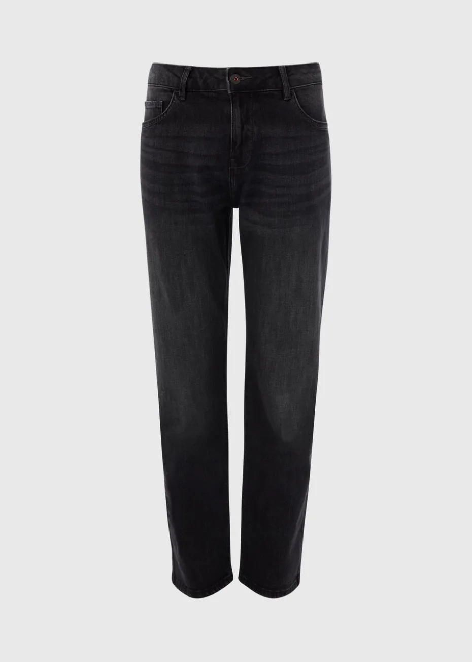 Black Wash Relaxed Fit Jeans