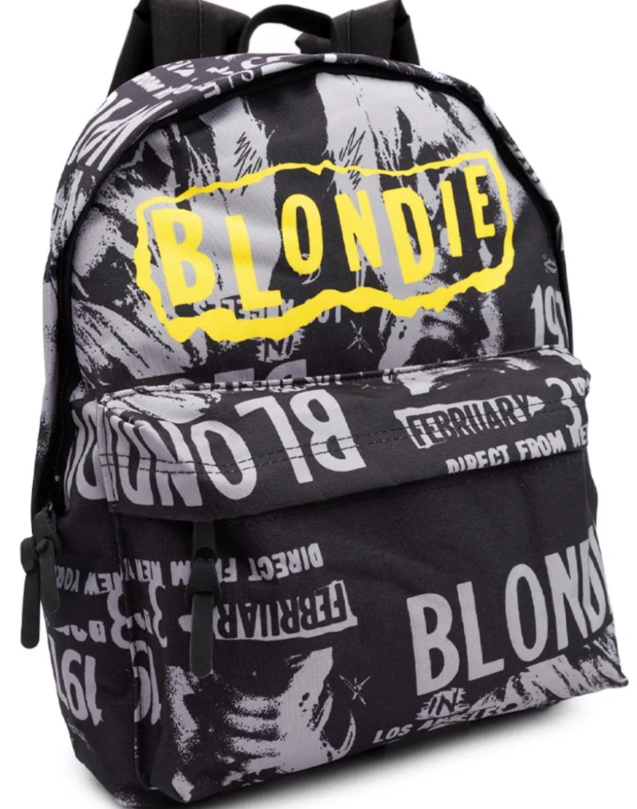 Blondie 1977 Band Poster Black Backpack