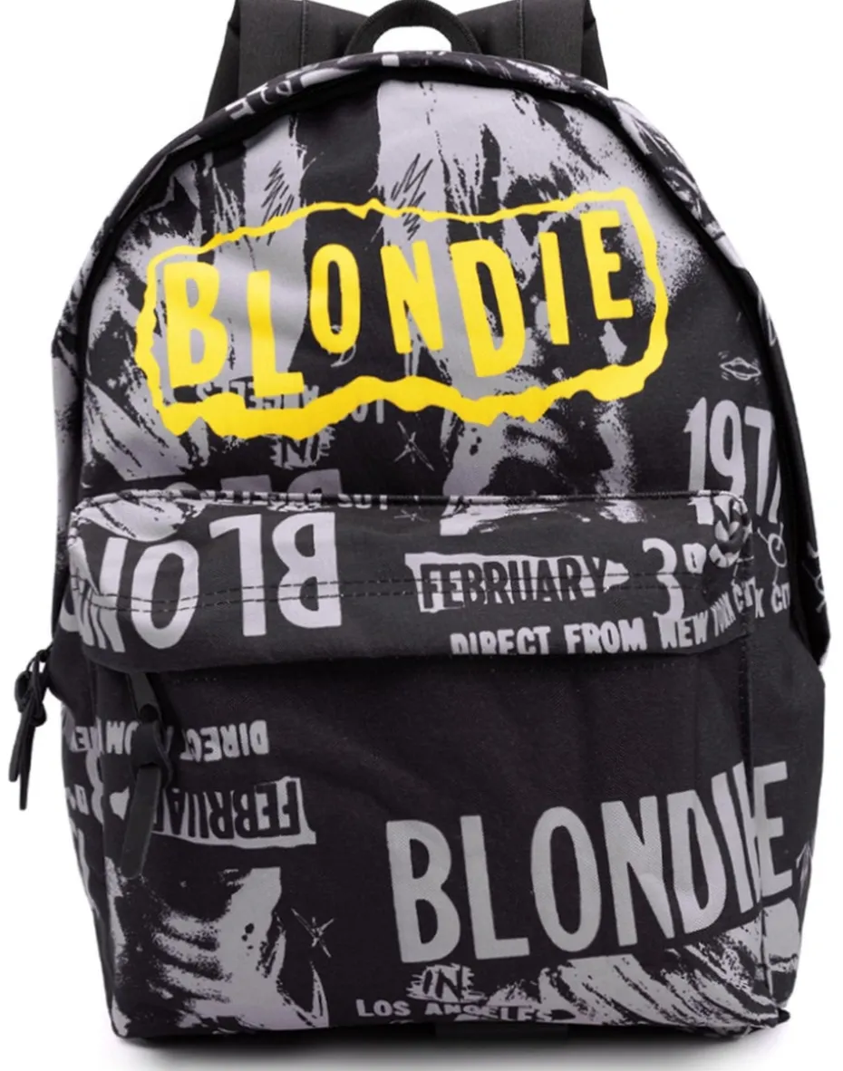 Blondie 1977 Band Poster Black Backpack
