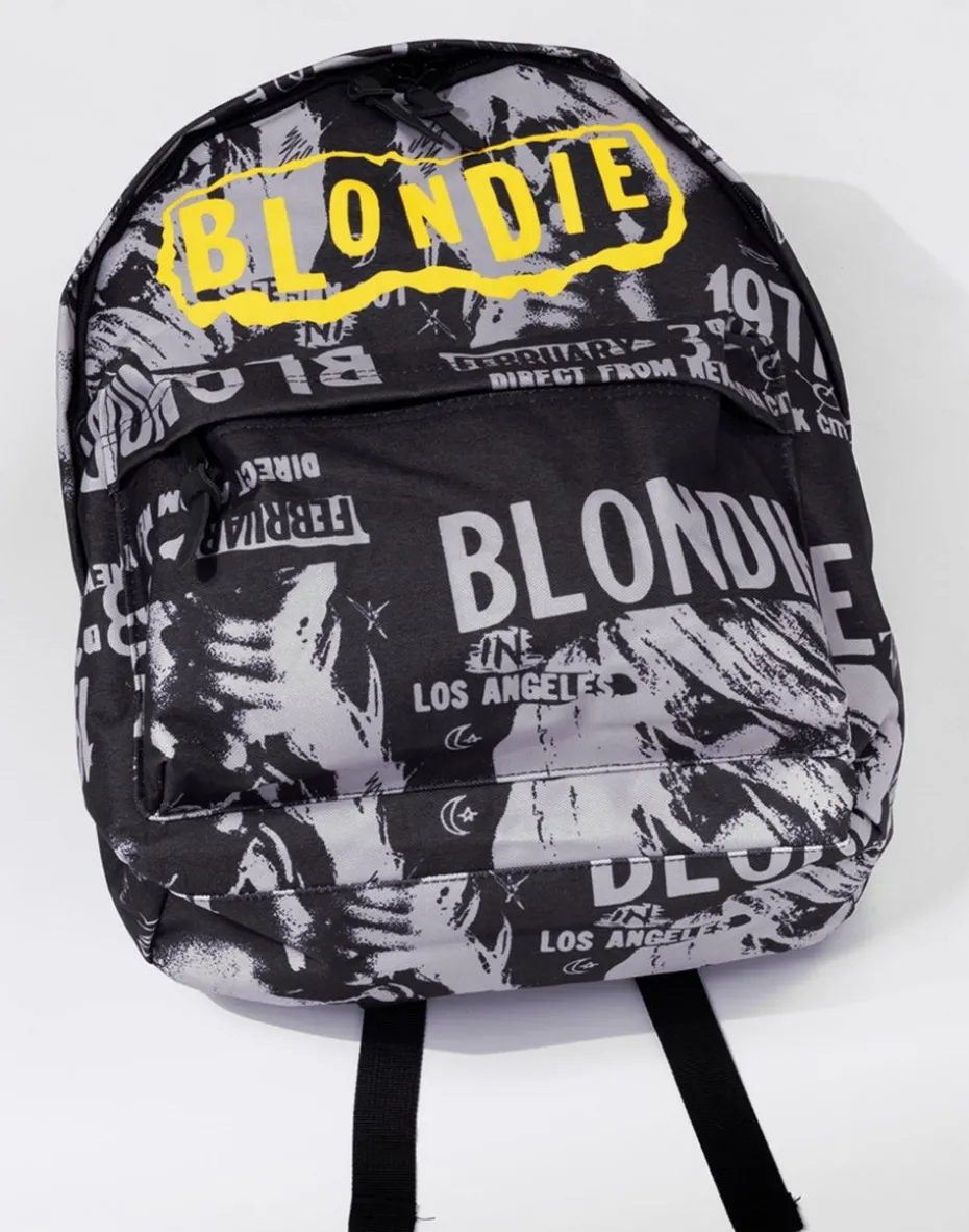 Blondie 1977 Band Poster Black Backpack