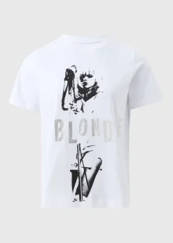 Blondie White Debbie Harry Graphic T-Shirt