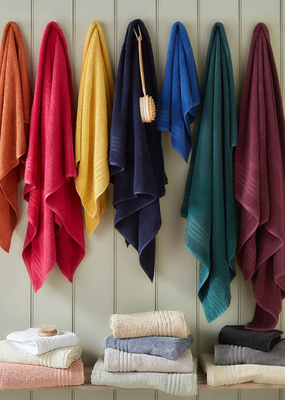 Blue 100% Egyptian Cotton Towels