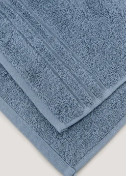 Blue 100% Egyptian Cotton Towels