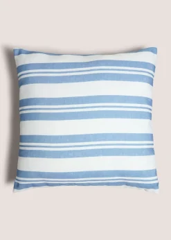 Blue Beach Stripe Cushion