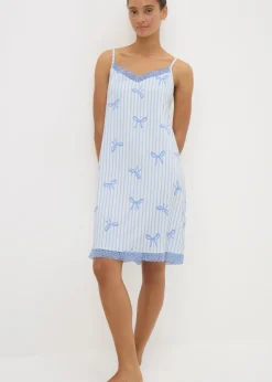 Blue Bow Chemise