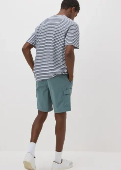 Blue Cargo Shorts