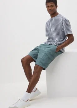 Blue Cargo Shorts