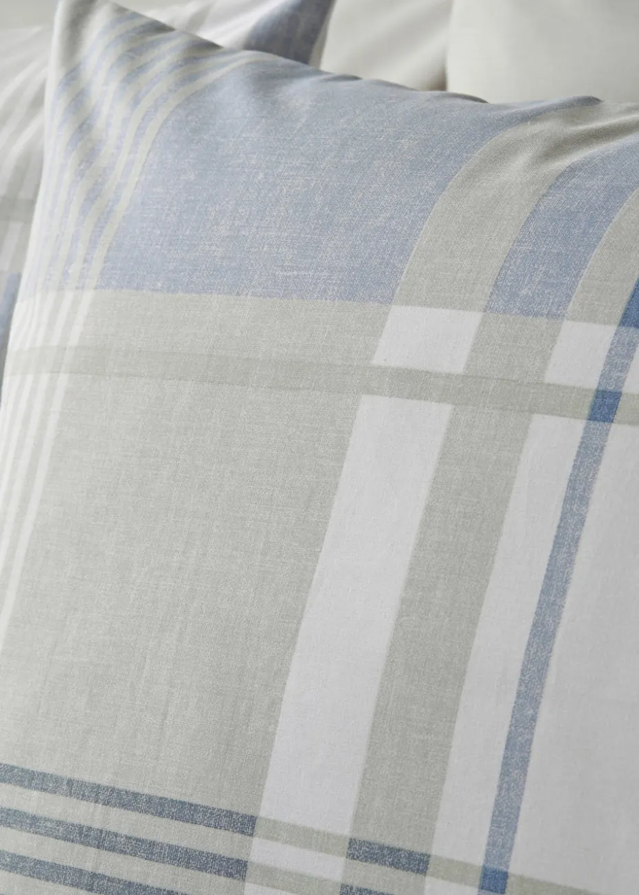 Blue Check Duvet Set