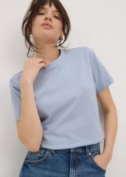 Blue Crew Neck T-Shirt