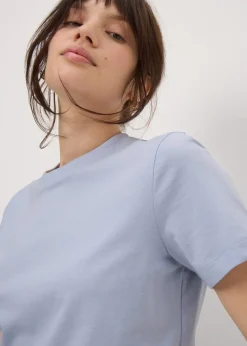 Blue Crew Neck T-Shirt