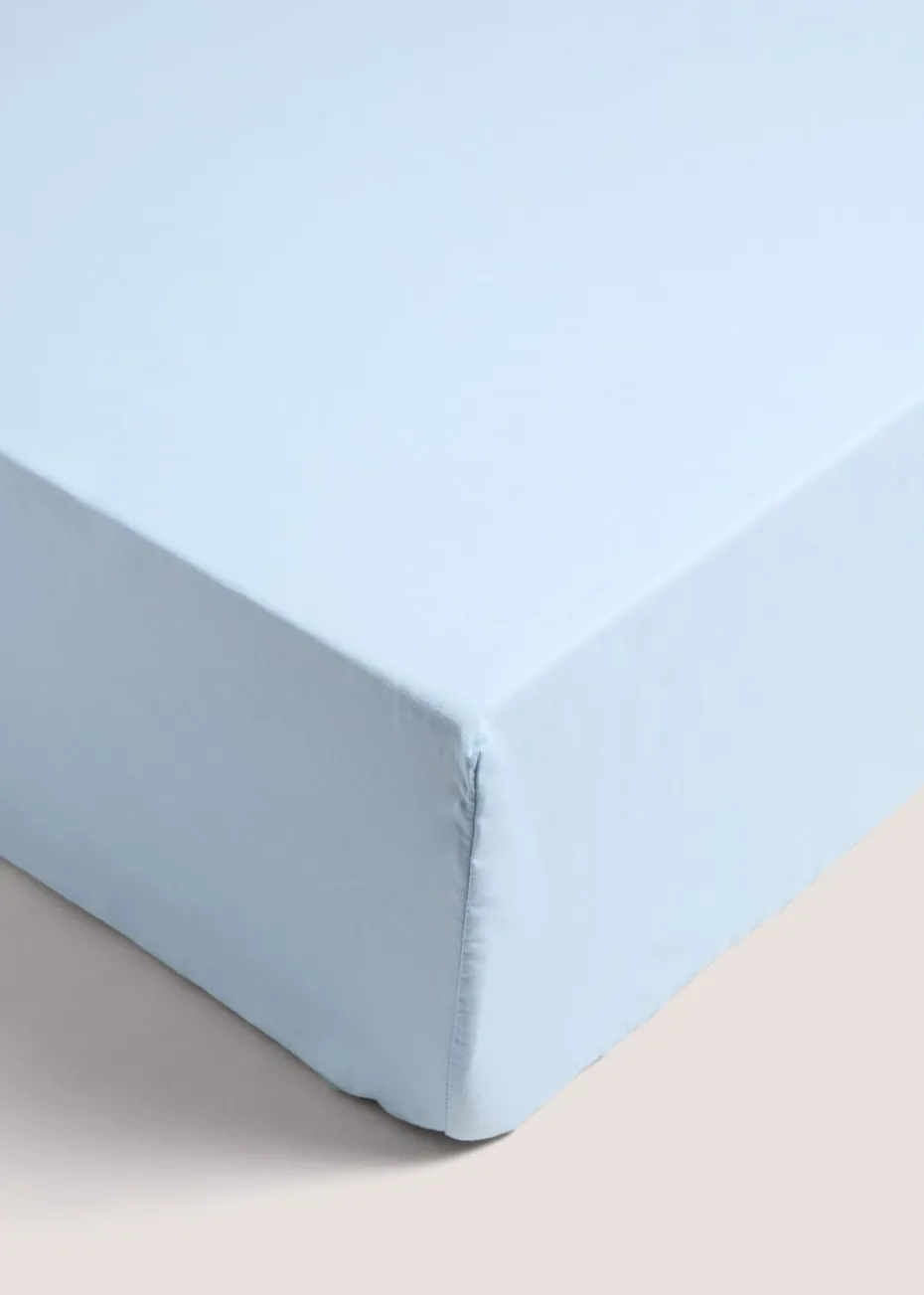 Blue Deep Fit Bed Sheet