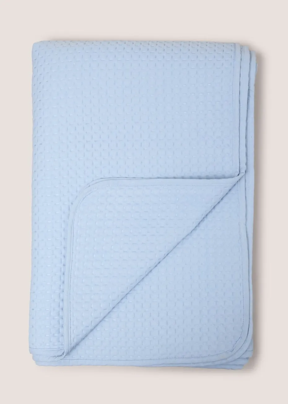 Blue Deep Fit Bed Sheet